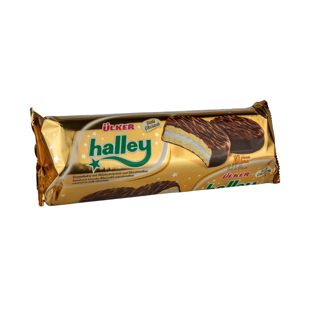 Ülker Halley Chocolate Coated Sandwich Biscuits 300g